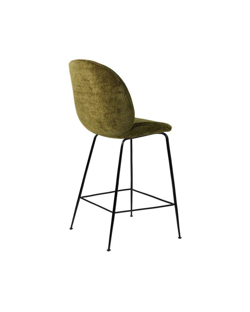 Beetle Counter Chair, Fully Upholstered de GUBI en Conic base, Matt Black, Mumble, Glamour Group (40, Standard) – photo du produit 2 sur 4