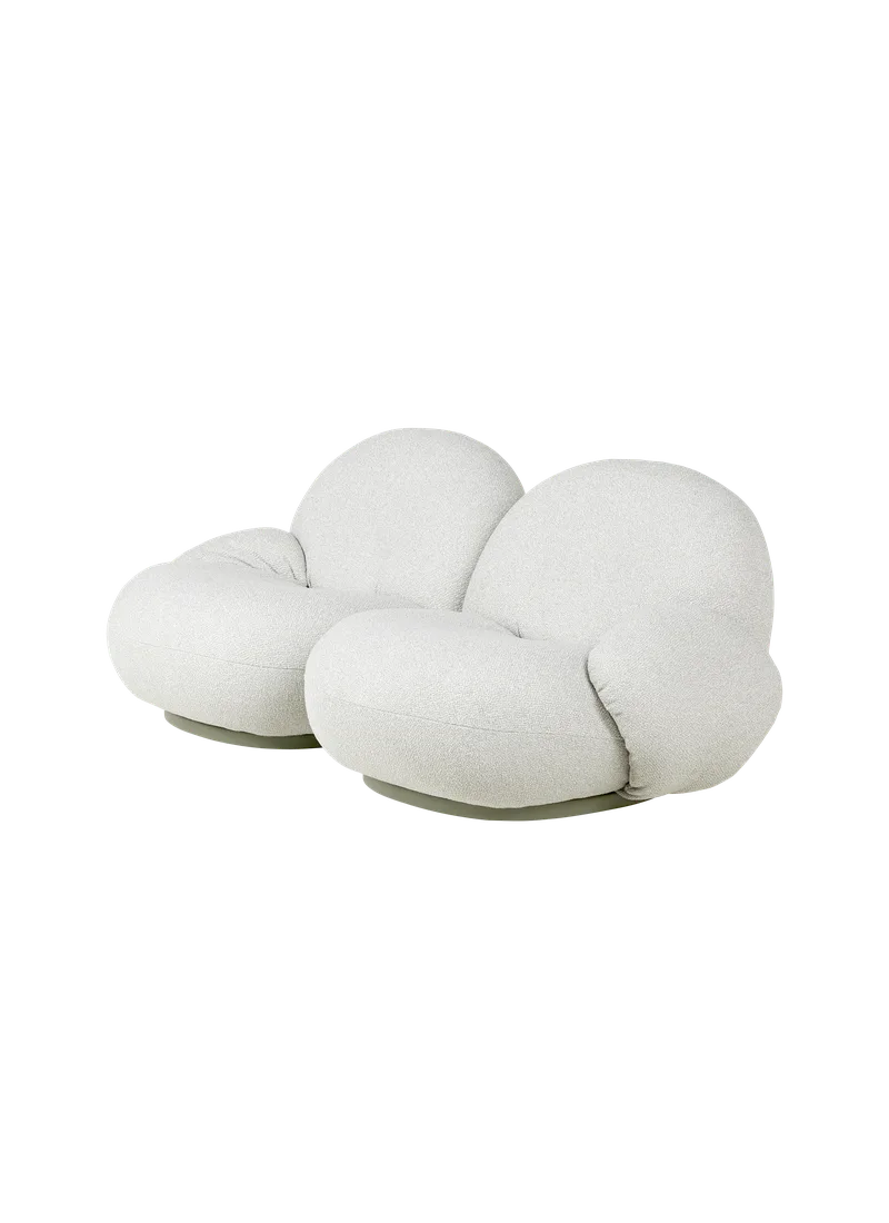 Pacha Sofa, Outdoor von GUBI in Libera, Dedar (003, Standard), 2 seater, Armrest – Produktfoto