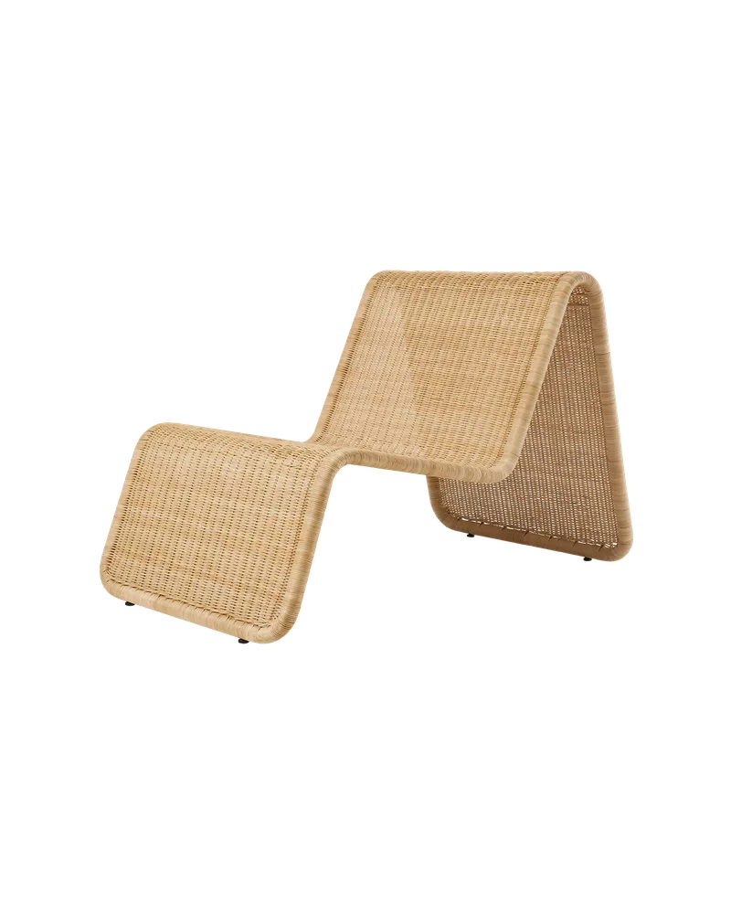 P3 Lounge Chair by GUBI in Rattan – product photo