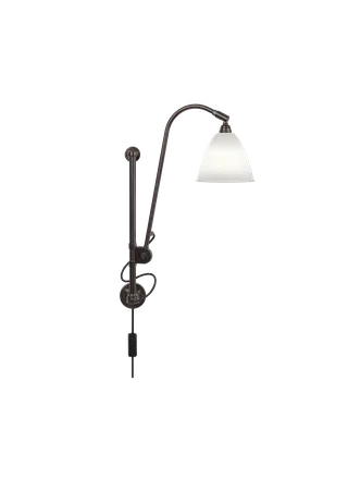 Bestlite BL5 Wall Lamp by GUBI in Bone China, Black Brass, EU – product photo 3 of 3