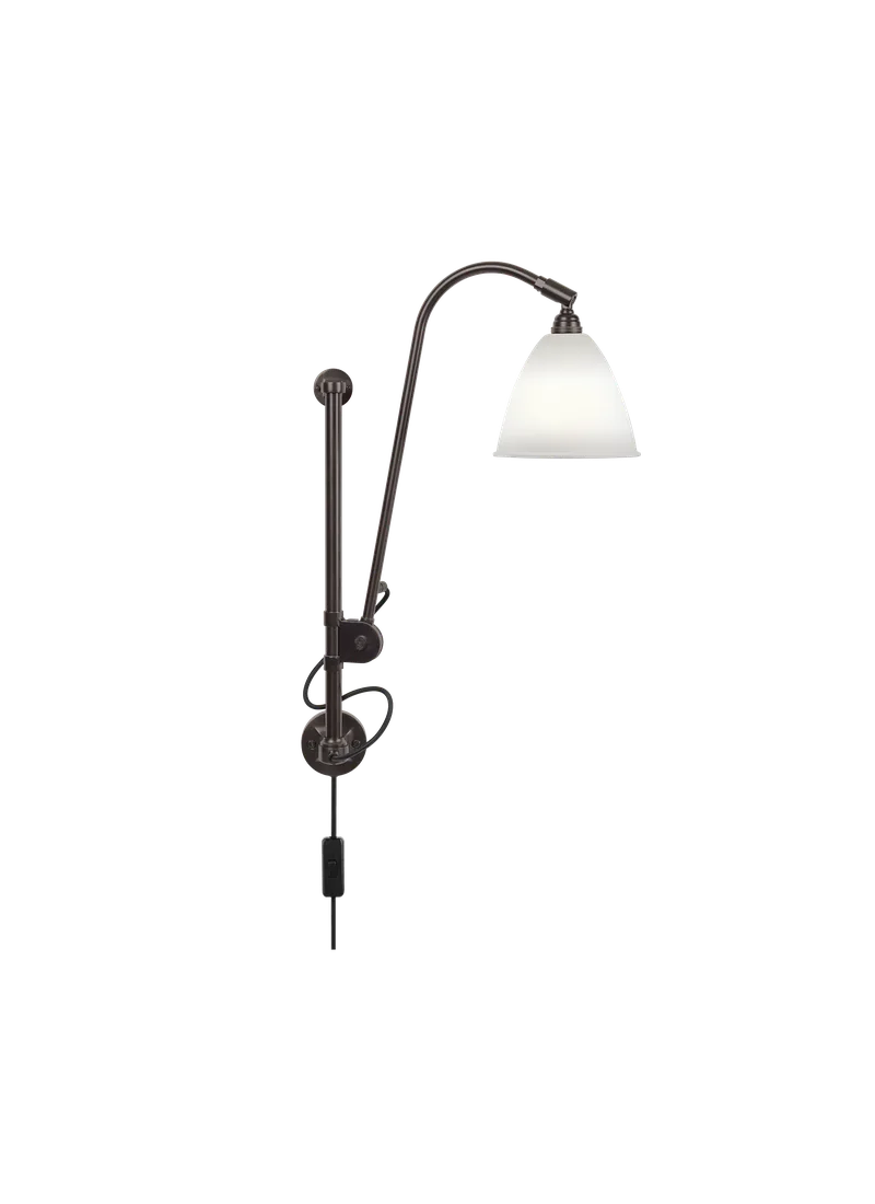 Bestlite BL5 Wall Lamp by GUBI in Bone China, Black Brass, EU – product photo 3 of 3