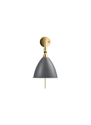 Bestlite BL7 Wall Lamp by GUBI in Grey Semi Matt, Brass, EU – product photo 3 of 3