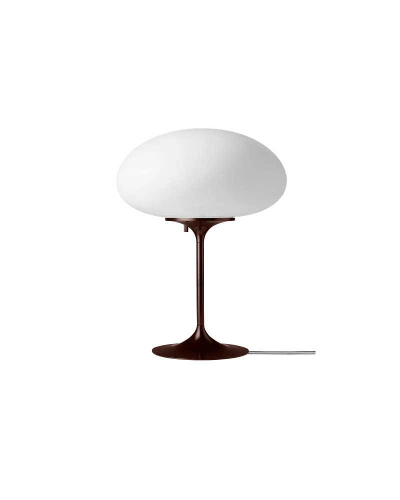 Stemlite Table Lamp by GUBI in Black Red, Opal Glass, 42 cm, EU – product photo