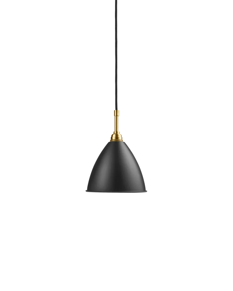 Bestlite BL9 Pendant by GUBI in Black Semi Matt, Brass, Ø16 × 13 cm, EU – product photo 2 of 2