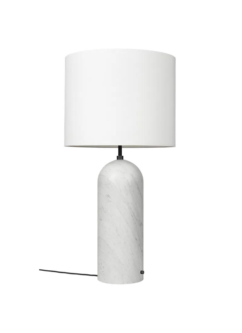Gravity Floor Lamp - XL by GUBI in White Marble, White, 120 cm, EU – product photo