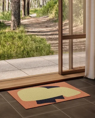 Heymat X Sight Unseen Peach by Heymat in 81 × 122, Peach – interior photo 4 of 4