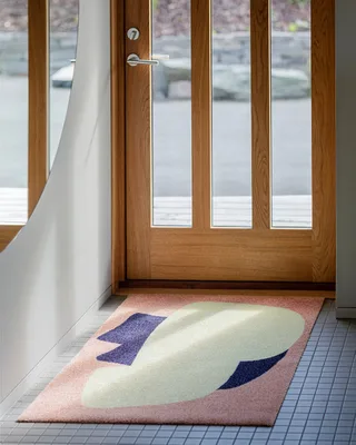 Heymat X Sight Unseen Peach by Heymat in 81 × 122, Peach – interior photo 3 of 4