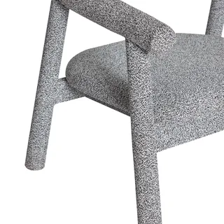 Ouli Lounge Chair Light Grey Melange von Hübsch – Ambientefoto 1 von 7