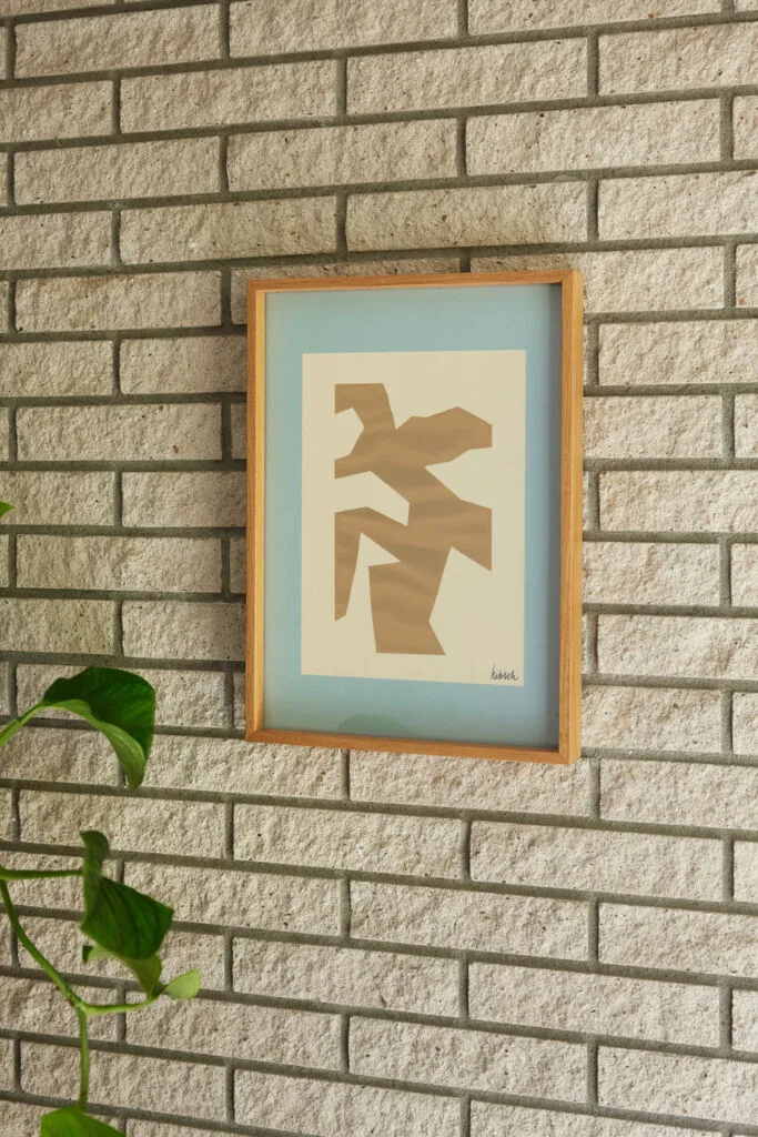Focal Frame 29,7×42 Natural van Hübsch – sfeerfoto 2 van 3