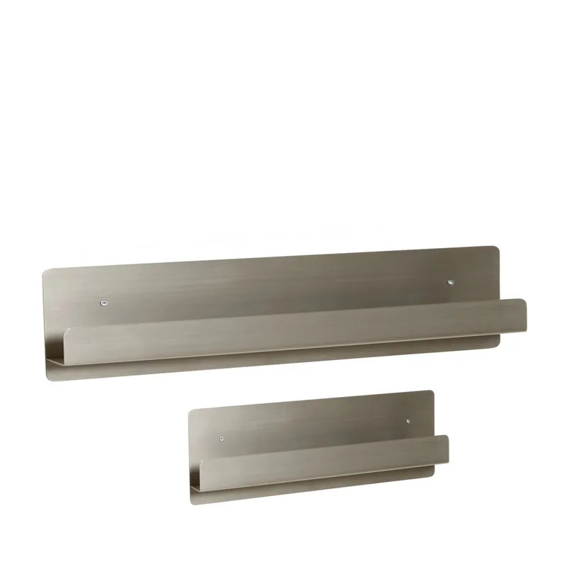 Fold Picture Shelf Nickel (set of 2) by Hübsch – product photo