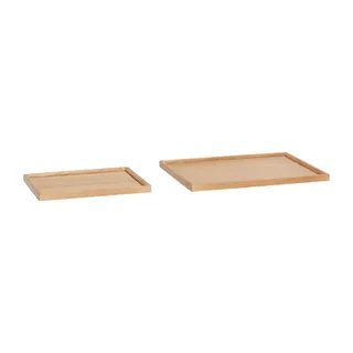 Frame Trays Natural (set of 2) van Hübsch – productfoto 2 van 2