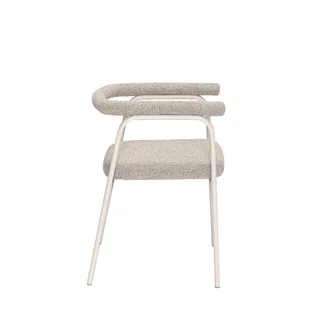 Ecto Dining Chair Sand de Hübsch – photo du produit 3 sur 8