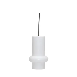 Pilule Pendant Down Shiny White von Hübsch – Produktfoto 3 von 3
