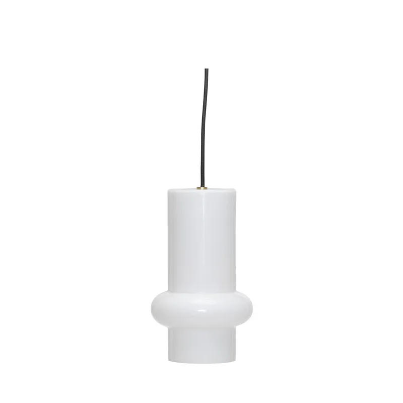 Pilule Pendant Down Shiny White von Hübsch – Produktfoto 3 von 3