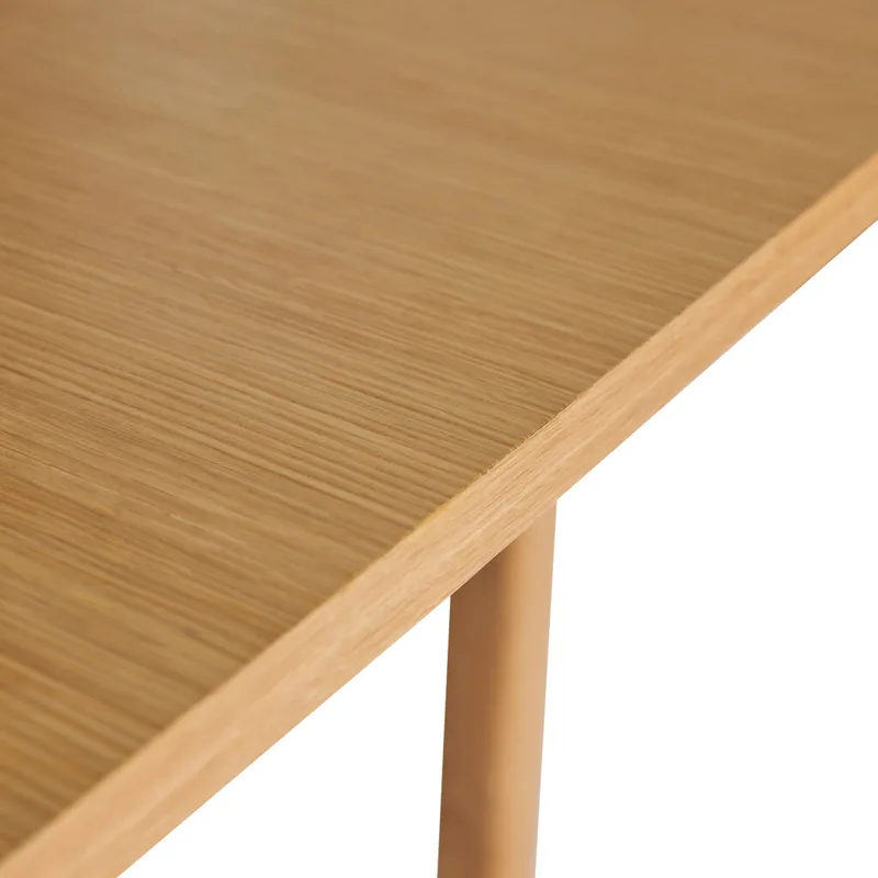 Geo Dining Table Natural von Hübsch – Ambientefoto 2 von 7