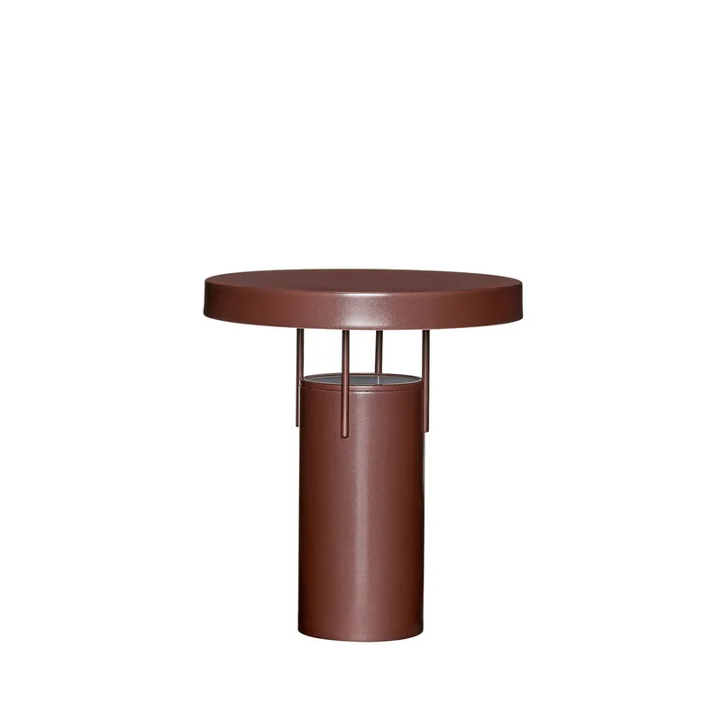 BringMe Portable Lamp Metallic Burgundy van Hübsch – productfoto 3 van 3