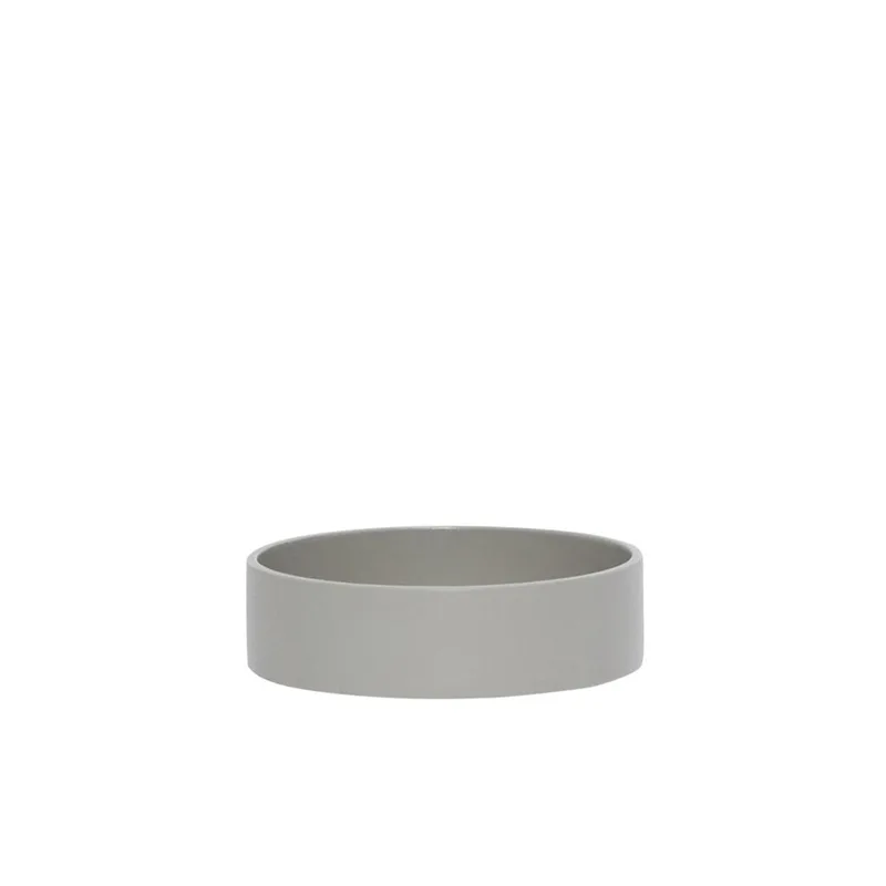 District Storage Tray Round Light grey by Hübsch – product photo 6 of 6