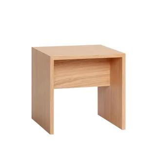 Less Side Table Natural de Hübsch – photo du produit 2 sur 2