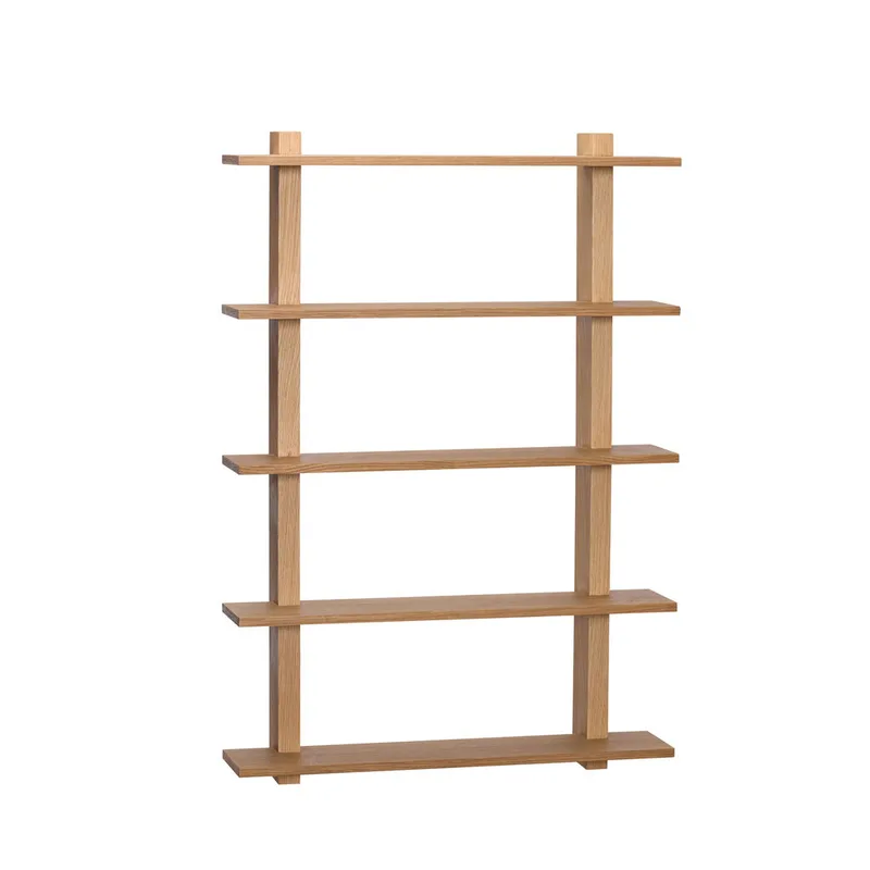 Simple Shelf Large Oak van Hübsch – productfoto 4 van 4