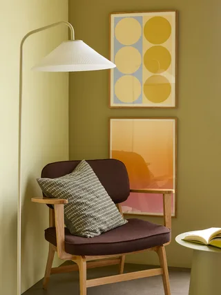 Solid Floor Lamp Sand by Hübsch – interior photo 4 of 7