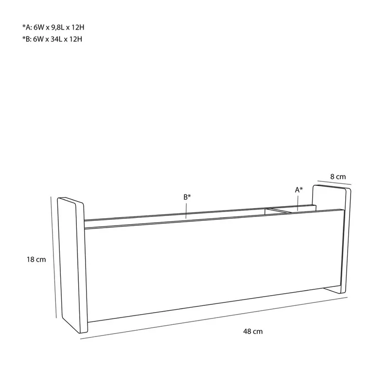 AtHand Organiser Natural van Hübsch – productfoto 3 van 6