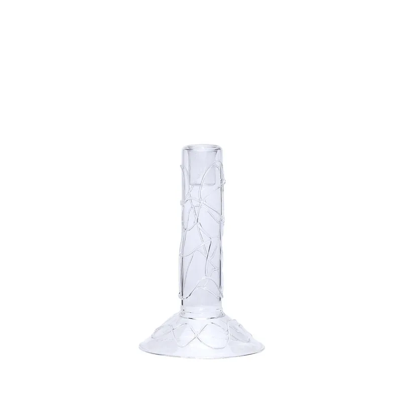Doodle Candleholder Clear de Hübsch – photo du produit 5 sur 5