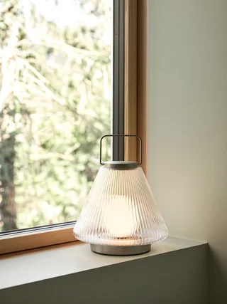 Tou Portable Lamp Clear by Hübsch – interior photo 4 of 6
