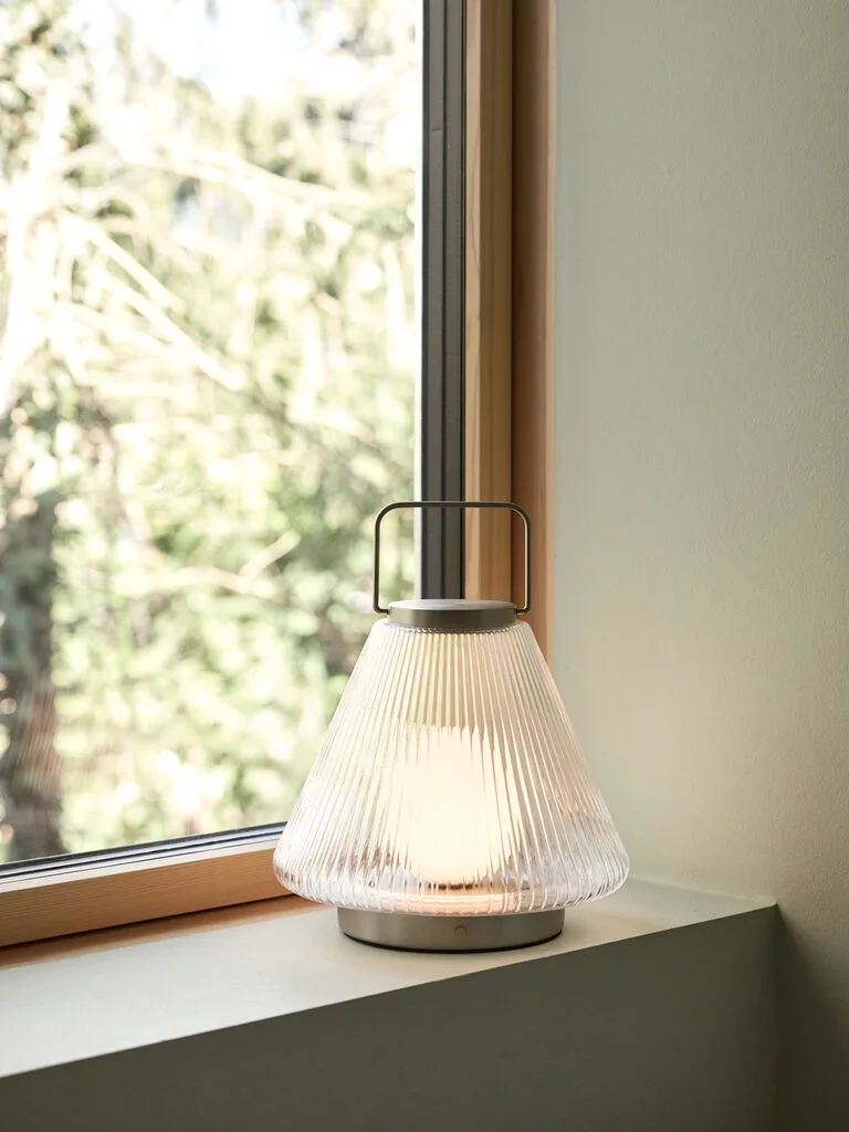Tou Portable Lamp Clear by Hübsch – interior photo 4 of 6