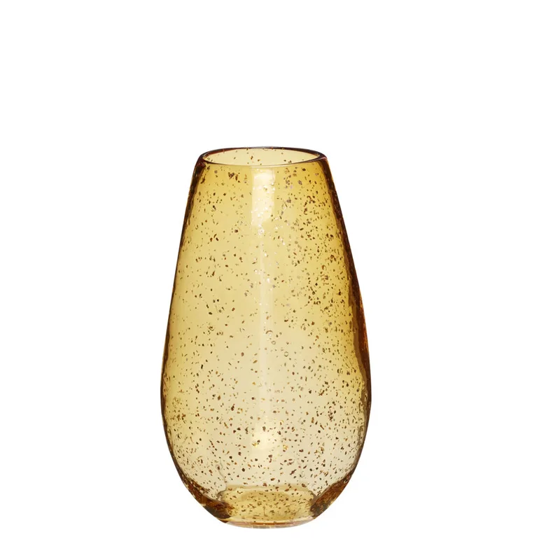 Glow Vase Amber van Hübsch – productfoto 2 van 2