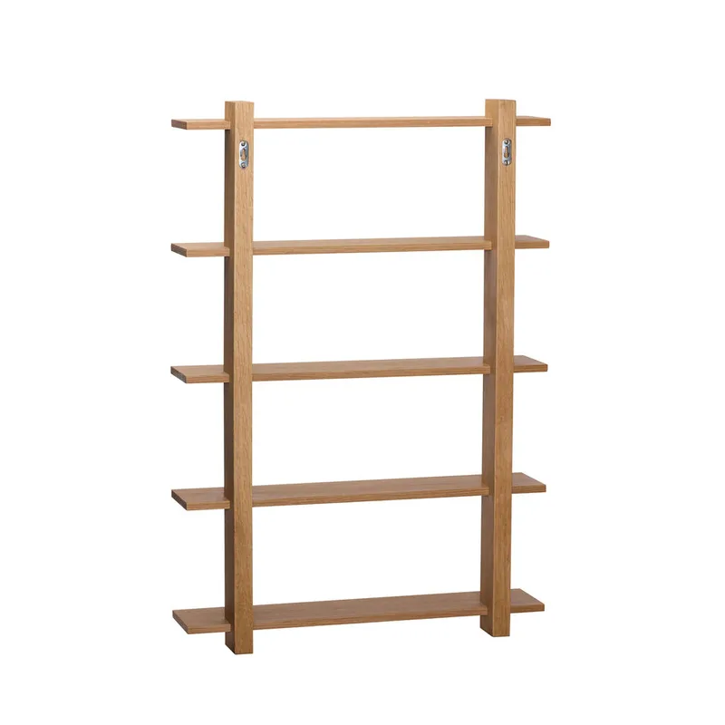Simple Shelf Large Oak van Hübsch – productfoto 1 van 4