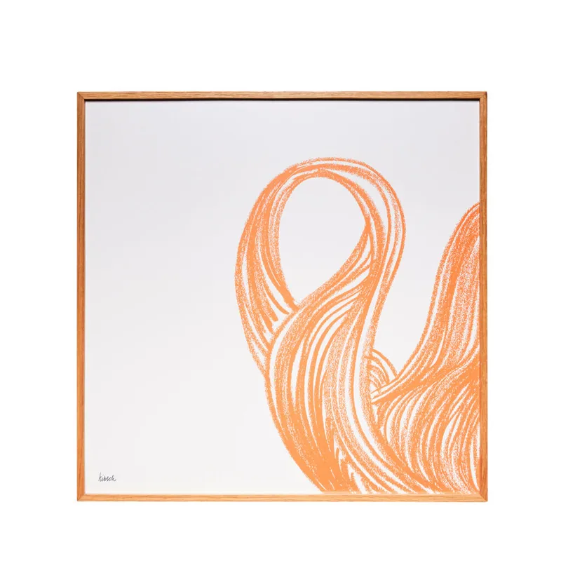 Hello Frame 80×80 Natural van Hübsch – productfoto 5 van 5
