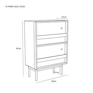Forma Cabinet Natural von Hübsch – Produktfoto 5 von 7