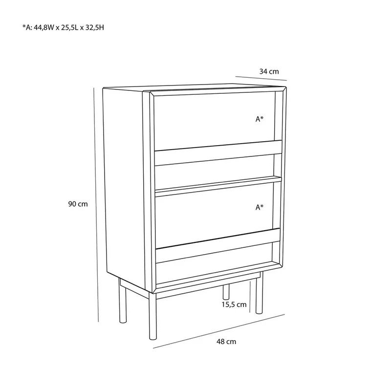 Forma Cabinet Natural von Hübsch – Produktfoto 5 von 7