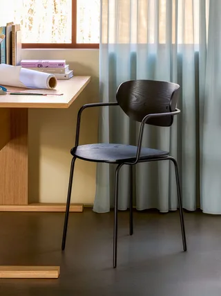 Arch Dining Chair Black by Hübsch – interior photo 3 of 6