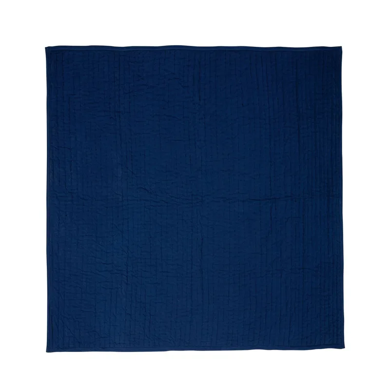 Sen Bedspread Dark blue by Hübsch – product photo 1 of 4