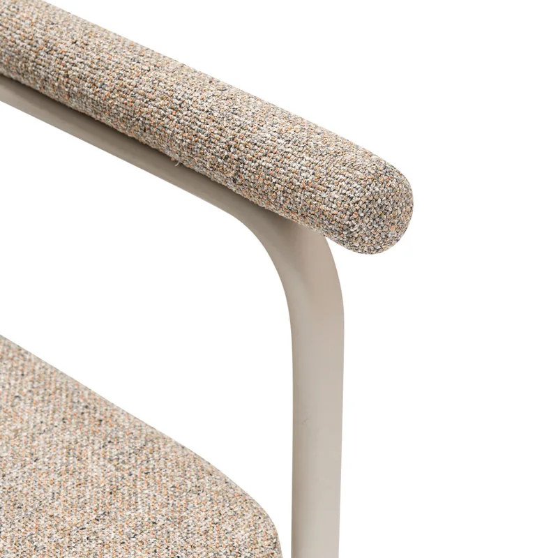 Ecto Dining Chair Sand de Hübsch – photo d’ambiance 1 sur 8