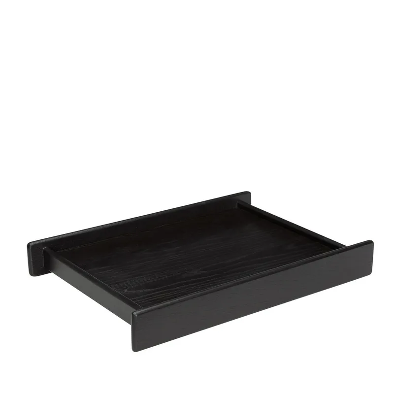 Less Tray Black van Hübsch – productfoto 1 van 6