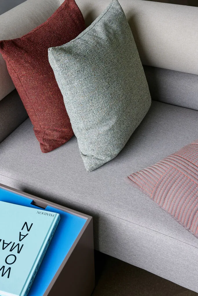 Sola Cushion Red by Hübsch – interior photo 4 of 5