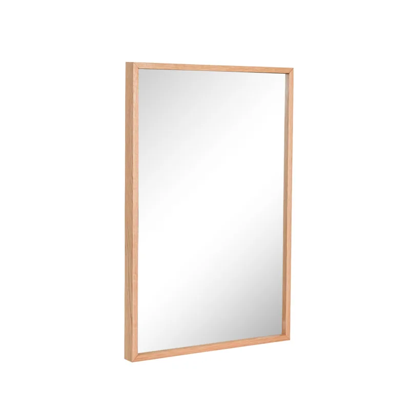 Depth Mirror Natural van Hübsch – productfoto