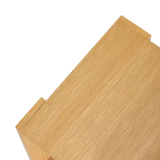 Merge Bedside Table Natural by Hübsch – interior photo 1 of 7