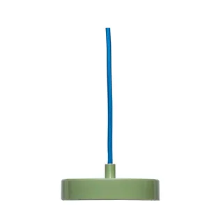 Remi Pendant Green/Red van Hübsch – productfoto 1 van 3