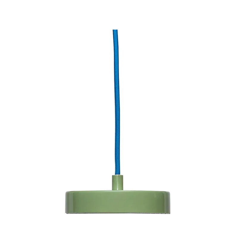 Remi Pendant Green/Red van Hübsch – productfoto 1 van 3
