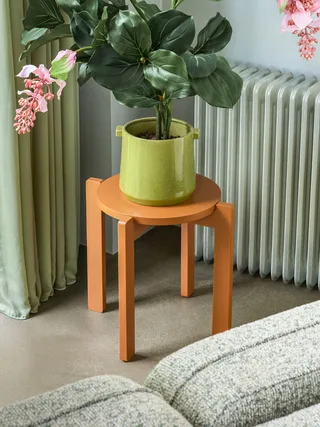 Always Stool Orange by Hübsch – interior photo 2 of 5