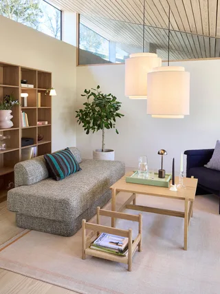 Sable Pendant Tall Sand by Hübsch – interior photo 2 of 3
