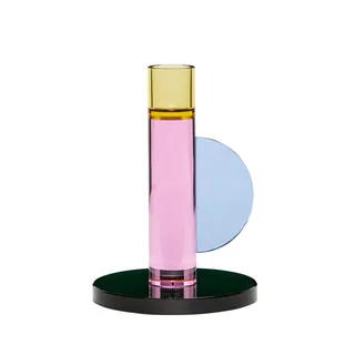 Astro Candlestick Pink de Hübsch – photo du produit 2 sur 2