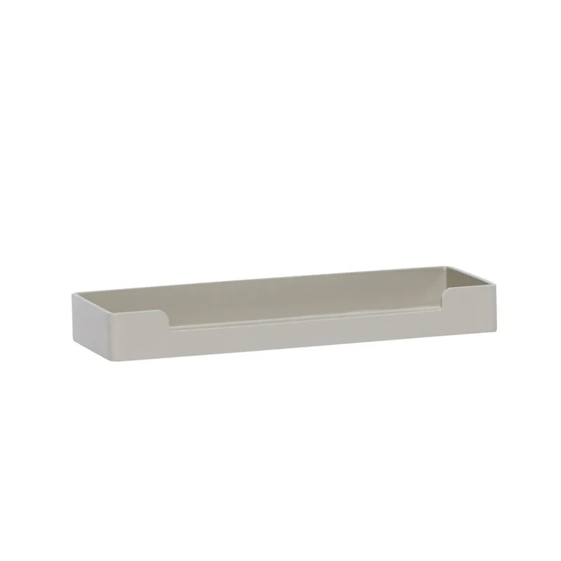 District Storage Tray Square Light grey von Hübsch – Produktfoto 4 von 4