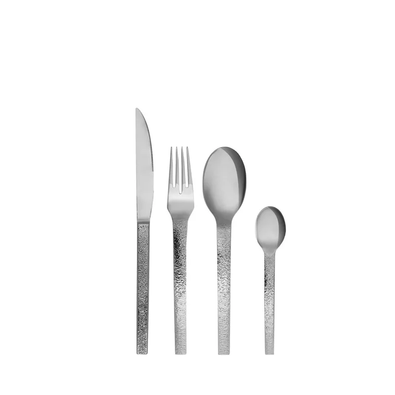 Mano Cutlery Textured (set of 16) by Hübsch – product photo 5 of 5