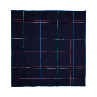 Sen Bedspread Dark blue by Hübsch – product photo 4 of 4