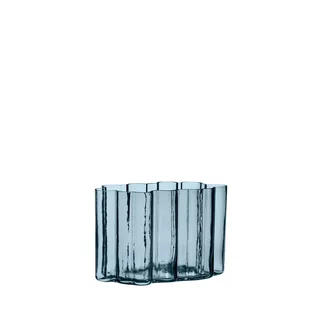 Umber Vase Blue by Hübsch – product photo 3 of 3