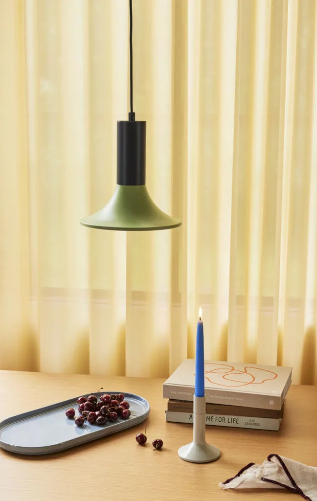 Luminary Pendant Blue/Light green by Hübsch – interior photo 2 of 4